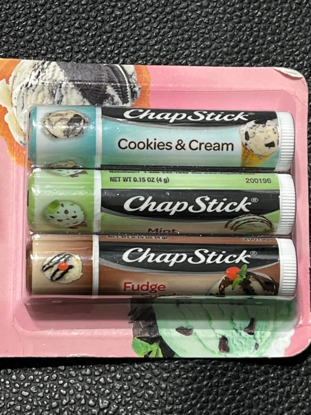 ChapStick ICE CREAM Collection (Set of 3)